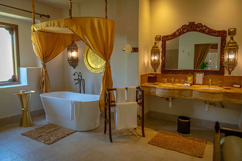 Villa bedroom at Baraza Resort & Spa Villa bedroom at Baraza Resort & Spa