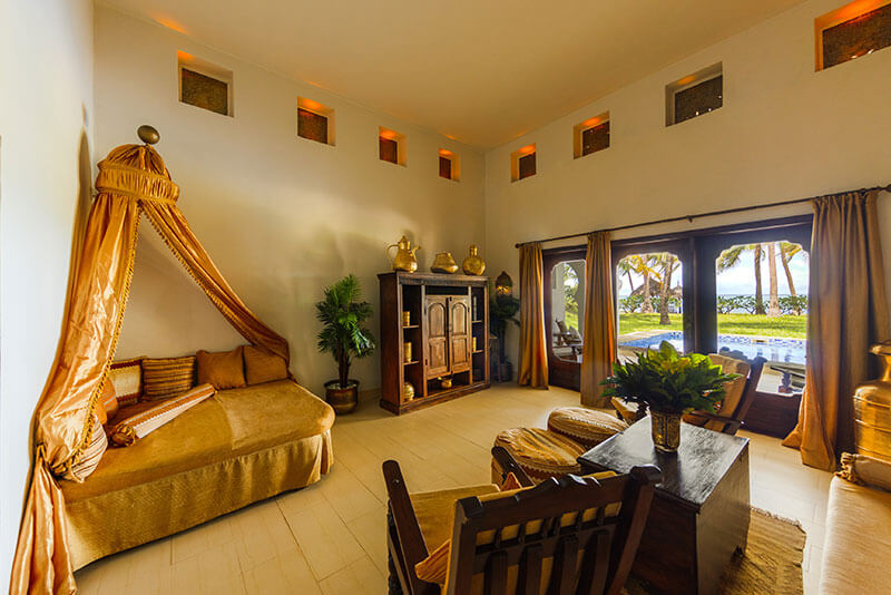 Villa lounge at Baraza Resort & Spa Villa lounge at Baraza Resort & Spa