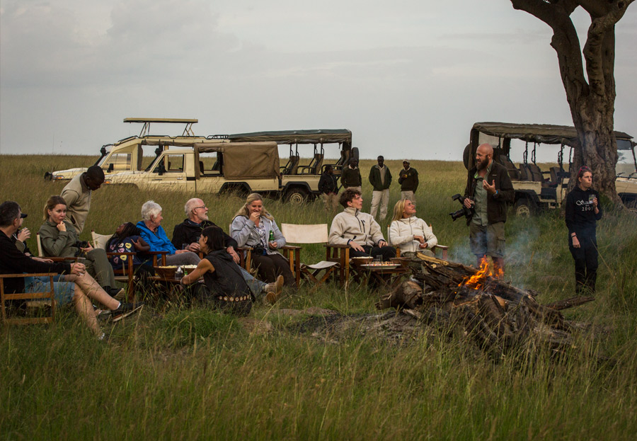Tsavo safari ideas: family bush safari at a Kenyan safari camp