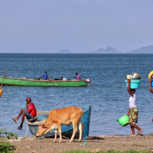 Lake Victoria, an open-air house