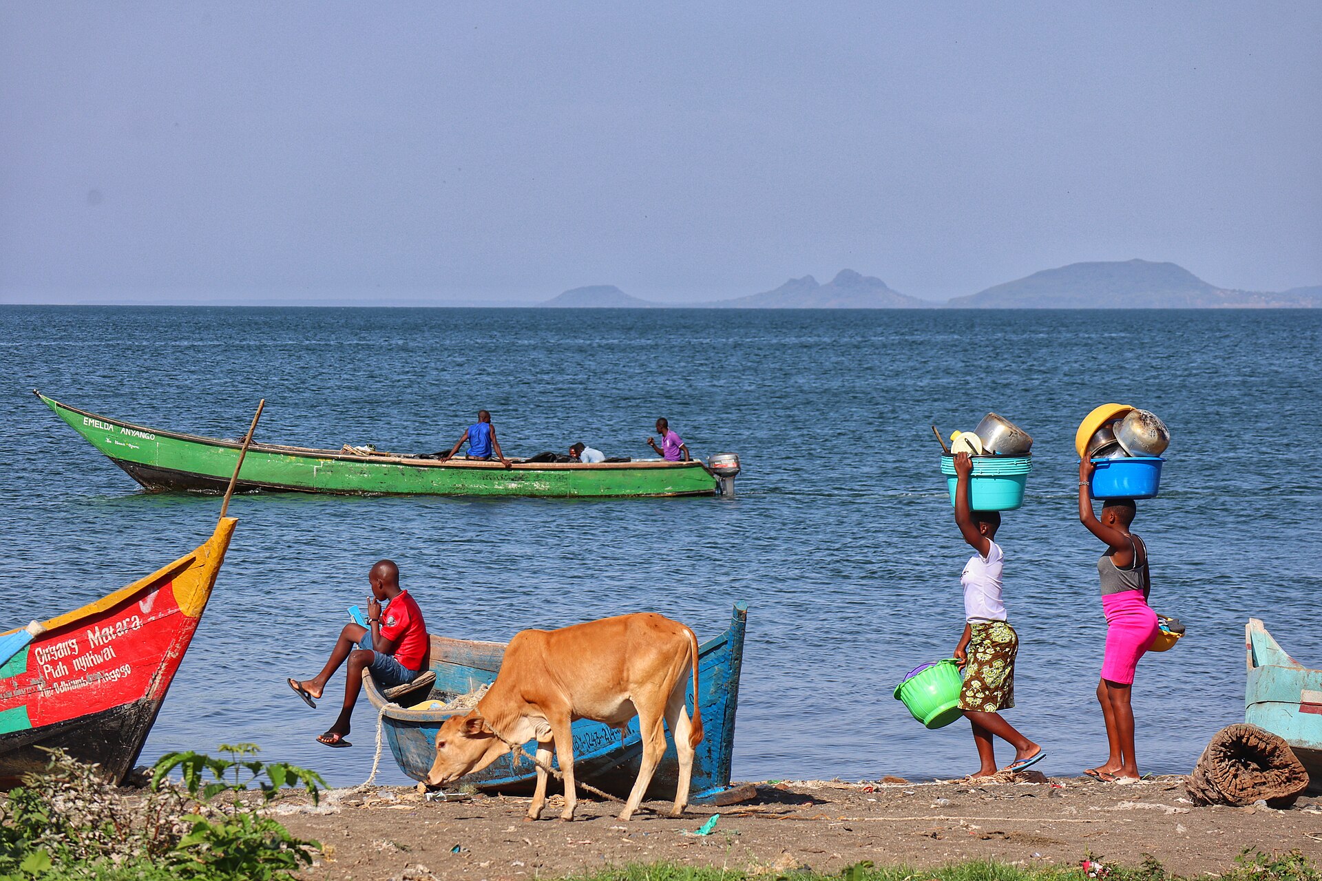 Lake Victoria, an open-air house