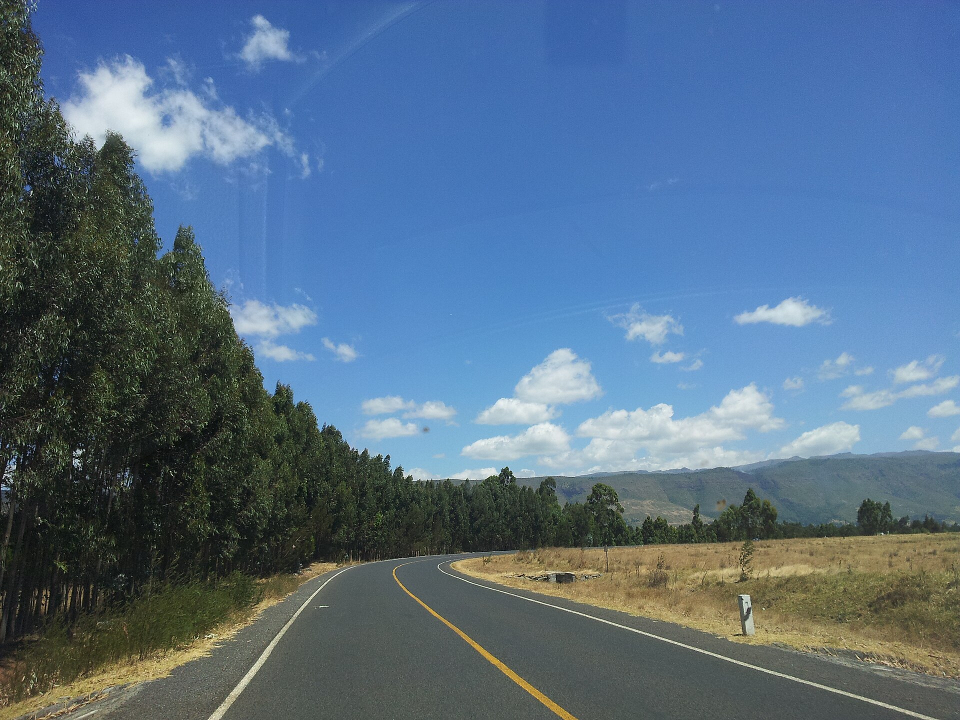 Highway & Skyline from Aberdares