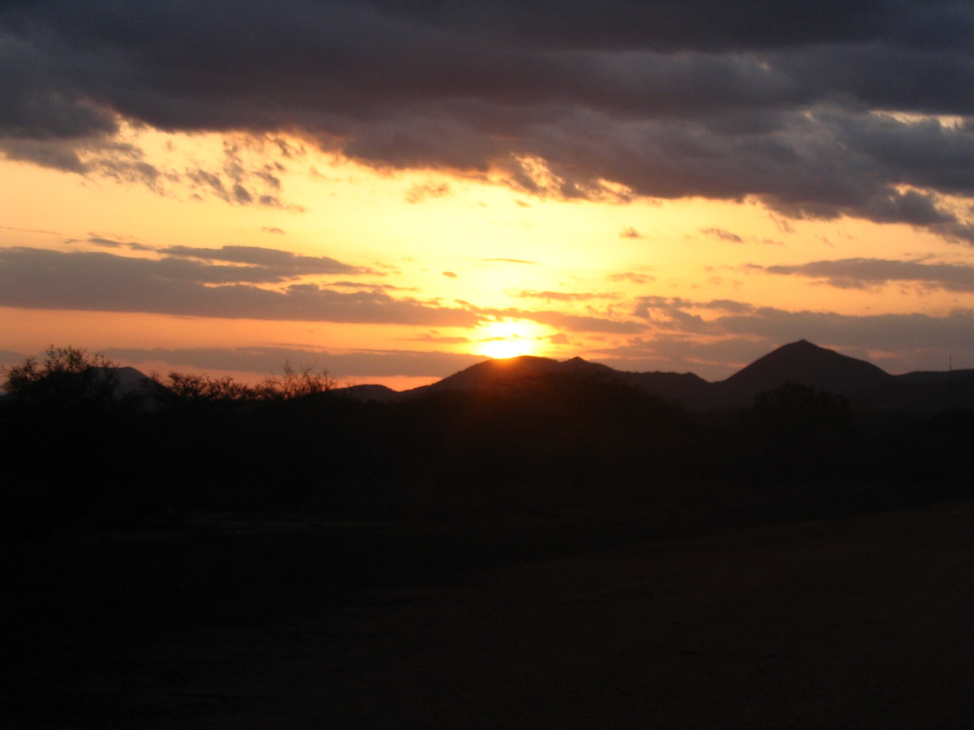 Tsavo West National Park sunset