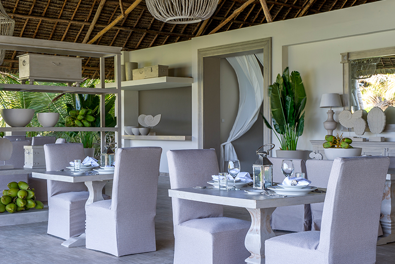 Restaurant at Zawadi Hotel, Zanzibar